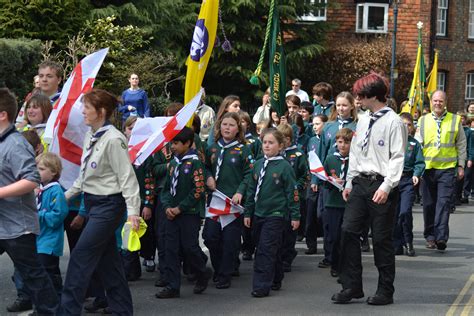 st george's day parade scouts